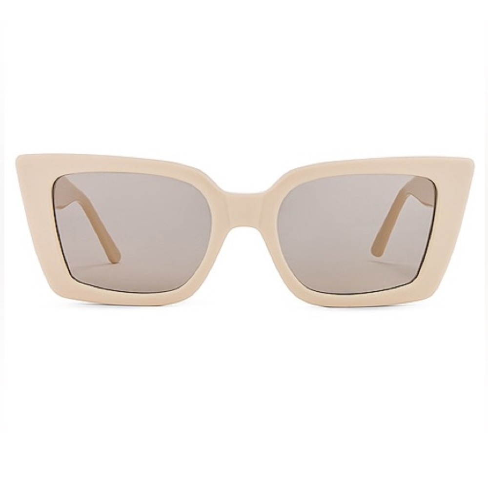 - NEW Lu Goldie Lucia Sunglasses Oat Milk AX4